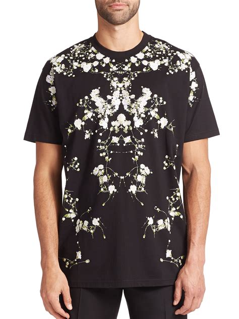 givenchy flower tshirt|givenchy t shirts for men.